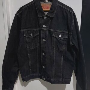 Guess brand denim jacket Charcoal